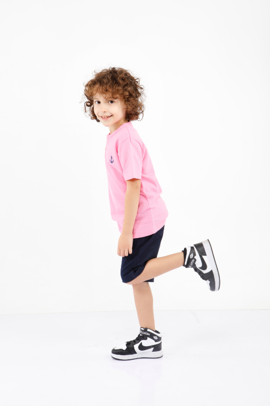 Pembe Lacivert Yazlık