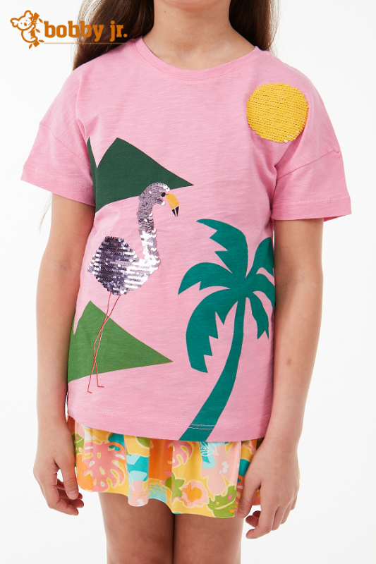 Pembe Palmiye T-shirt