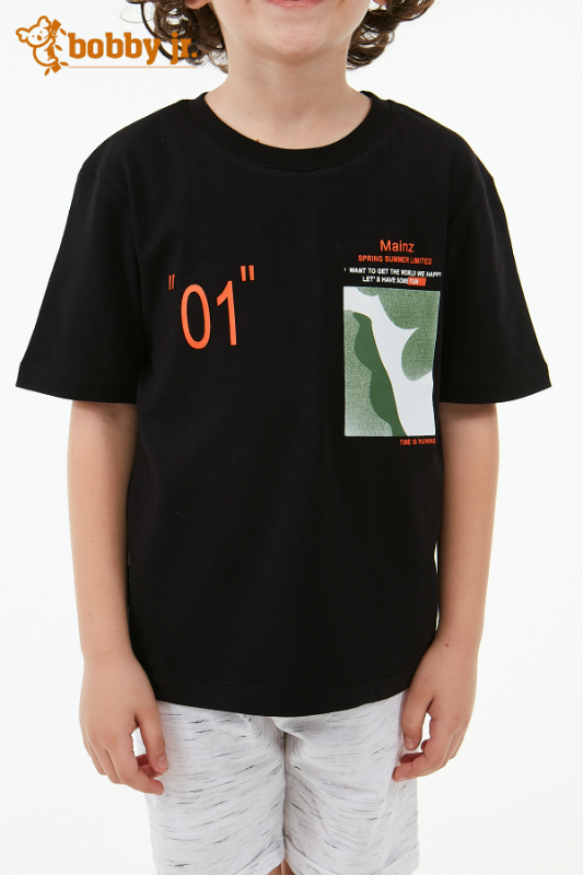 01 baskılı t-shirt