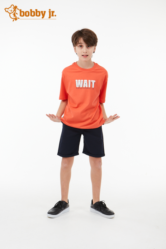 WAIT Baskılı T-shirt