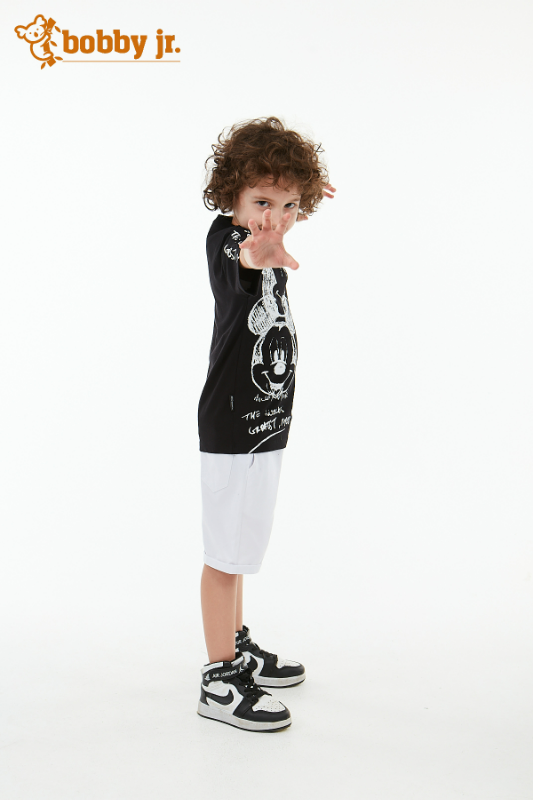 Siyah Mickey Mouse T-shirt