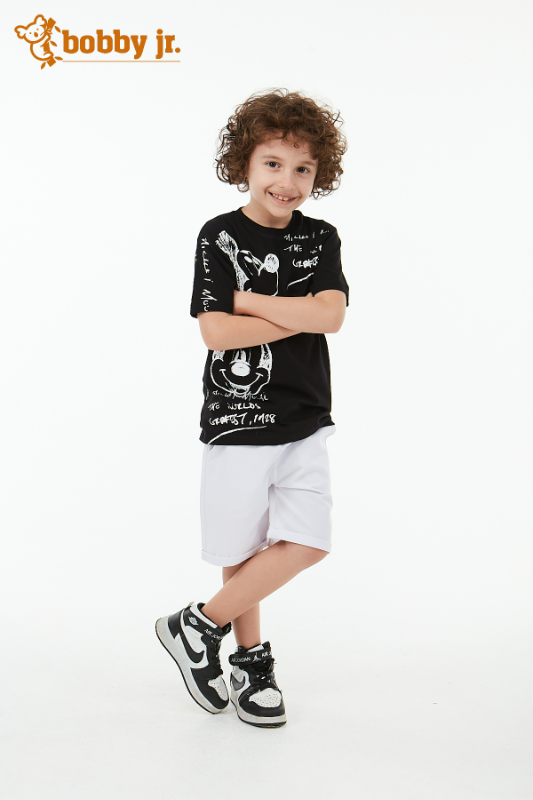 Siyah Mickey Mouse T-shirt