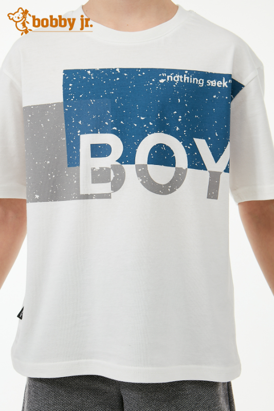 BOY baskılı t-shirt